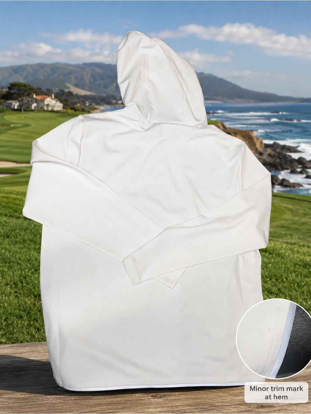 Greyson Cokato Hoodie Men XXL Arctic White Golf Pullover NWT MFA21K74 - Picture 2 of 10